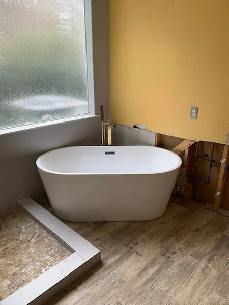Free Standing Tub Installation