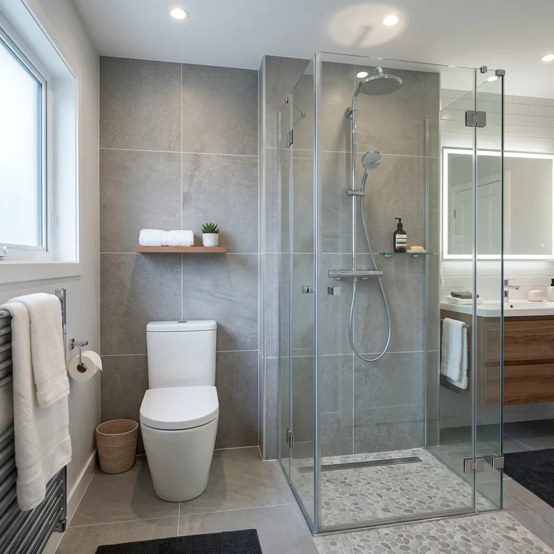 Shower & Toilet